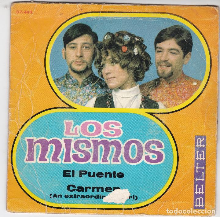 Discos de vinilo: SINGLE LOS MISMOS. VINILO COMPROBADO Y BIEN. CARPETA UN POCO DETERIORADA - Foto 1