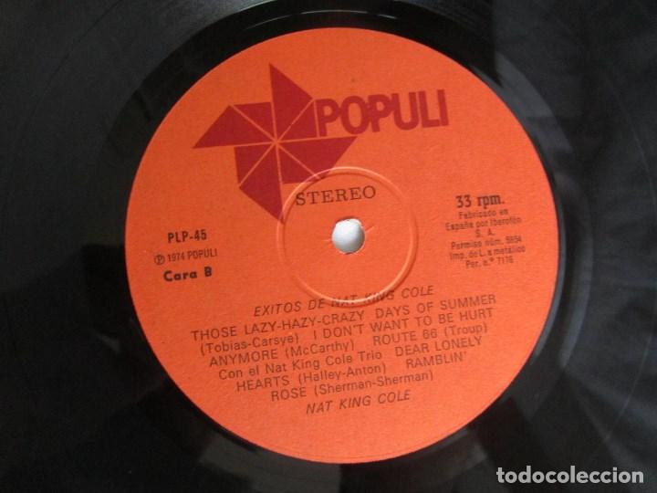 Discos de vinilo: &Eacute;xitos de Nat King Cole 1974 Ed. Espa&ntilde;ola - Foto 5