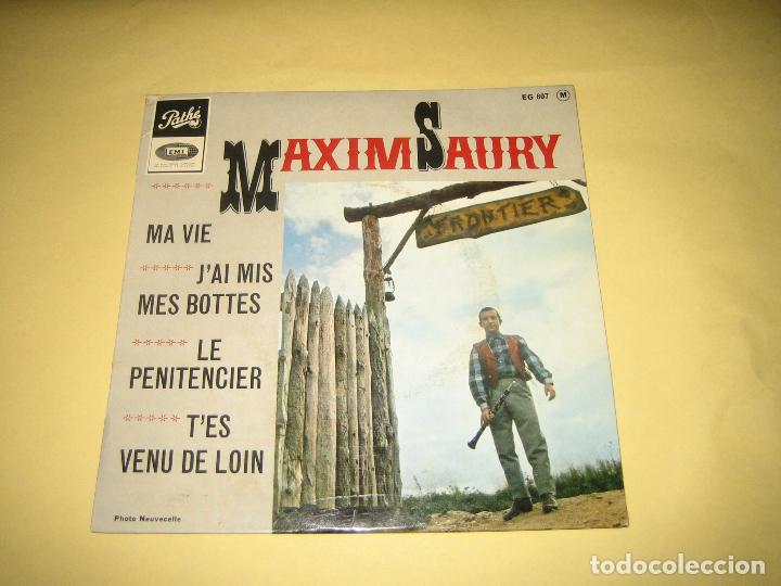 Discos de vinilo: MAXIM SAURY - ED. FRANCESA - Foto 1