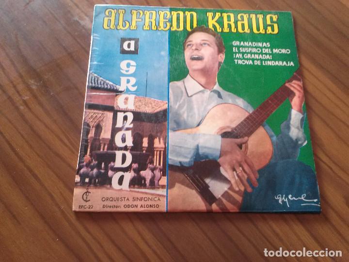 Discos de vinilo: ALFREDO KRAUS. GRANADA. BUEN ESTADO. SINGLE. - Foto 1