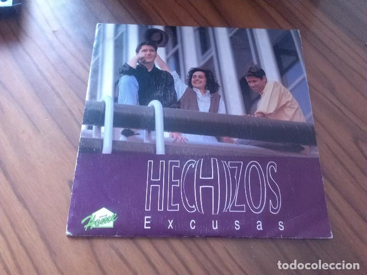 Discos de vinilo: HECHIZOS. EXCUSAS. SINGLE PROMO BUEN ESTADO. - Foto 1