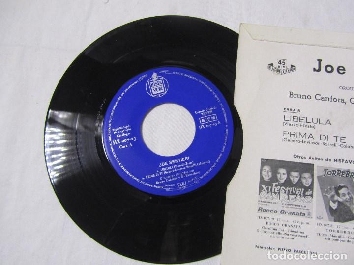 Discos de vinilo: Joe Sentieri 1961 EP Libelula Prima di te - Foto 3