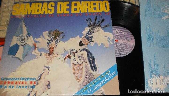 Vinyl records: Sambas De Enredo das escolas de samba do Grupo 1a Carnaval 86