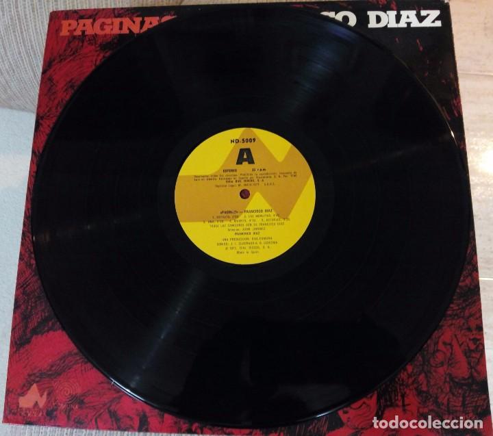 Discos de vinilo: Francisco Diaz - Paginas - 1977 - Pokora - Foto 4