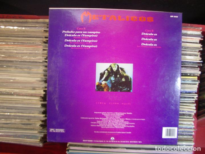 Discos de vinilo: METALICOS- DRACULA ES. MINI LP. - Foto 2