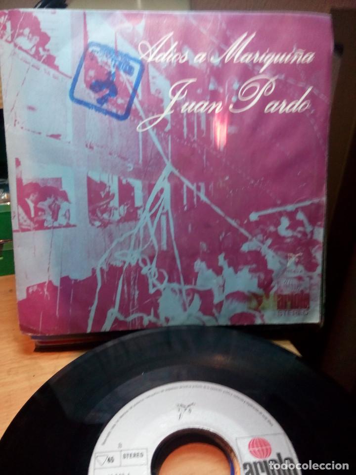 Discos de vinilo: JUAN PARDO - ADIOS A MARIQUI&Ntilde;A /- SINGLE 1973 - Foto 1