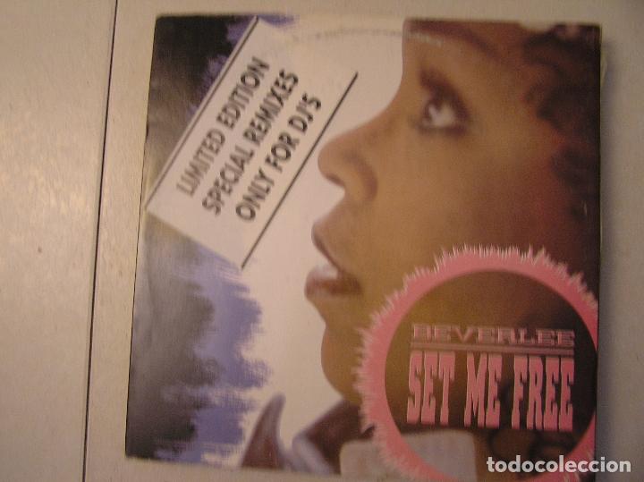 Discos de vinilo: BEVERLEE SET ME FREE  -  METROPOL RECORDS  -  MAXI  -  P - Foto 1