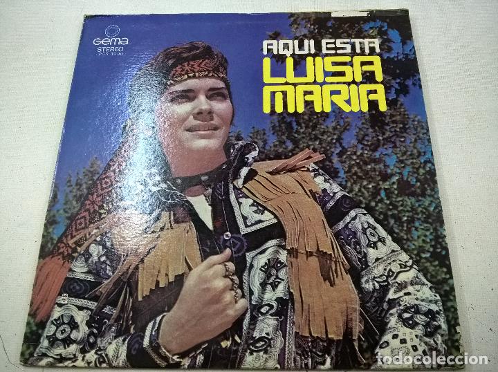 Vinyl records: AQUI ESTA LUISA MARIA-LP-GEMA LPGS 3090-N
