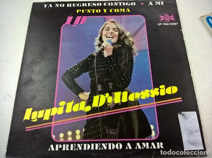 Disques de vinyle: LUPITA DALESSIO-YA NO REGRESO CONTIGO-LP-ORFWON-N