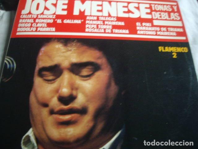 Discos de vinilo: JOSE MENESE-TONAS Y DEBLAS - Foto 1