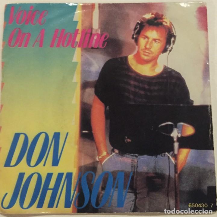 DON JOHNSON - VOICE ON A HOTLINE (Música - Discos de Vinilo - Maxi Singles - Pop - Rock - New Wave Internacional de los 80)