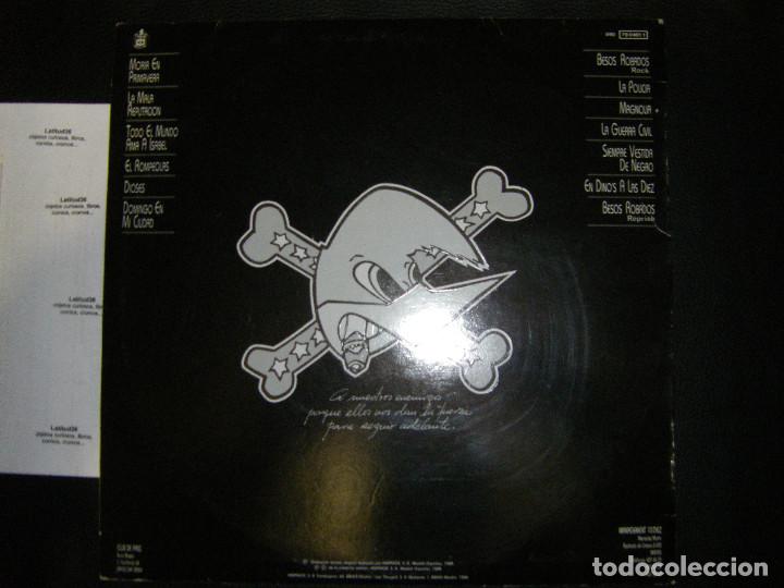 Discos de vinilo: Loquillo. Morir en primavera. Lp 1988 - Foto 2