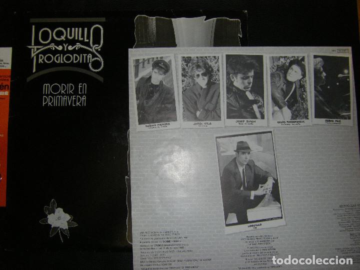 Discos de vinilo: Loquillo. Morir en primavera. Lp 1988 - Foto 4