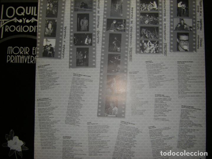Discos de vinilo: Loquillo. Morir en primavera. Lp 1988 - Foto 5