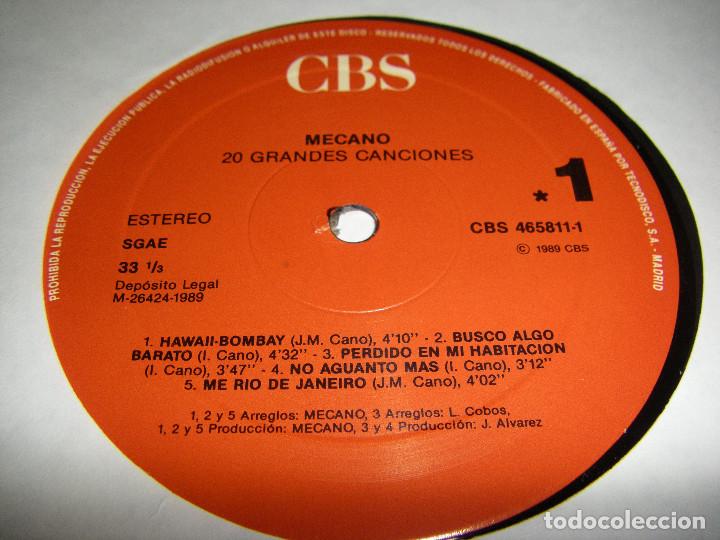 Mecano. 20 Grandes Canciones. Lp 1989 - Comprar Discos LP Vinilos De ...