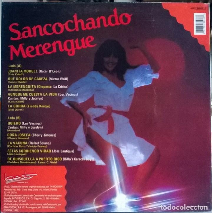 Discos de vinilo: VVAA. Sancochando Merengue. Bat, Spain 1992 LP - Foto 2