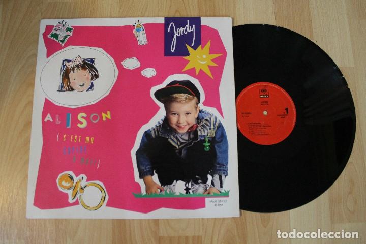 Discos de vinilo: LP JORDY ALISON MAXI SINGLE - Foto 1 - 76168643