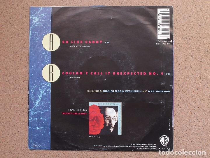 Discos de vinilo: ELVIS COSTELLO - SO LIKE CANDY + COULDNT CALL IT UNEXPECTED NO. 4 - Foto 2