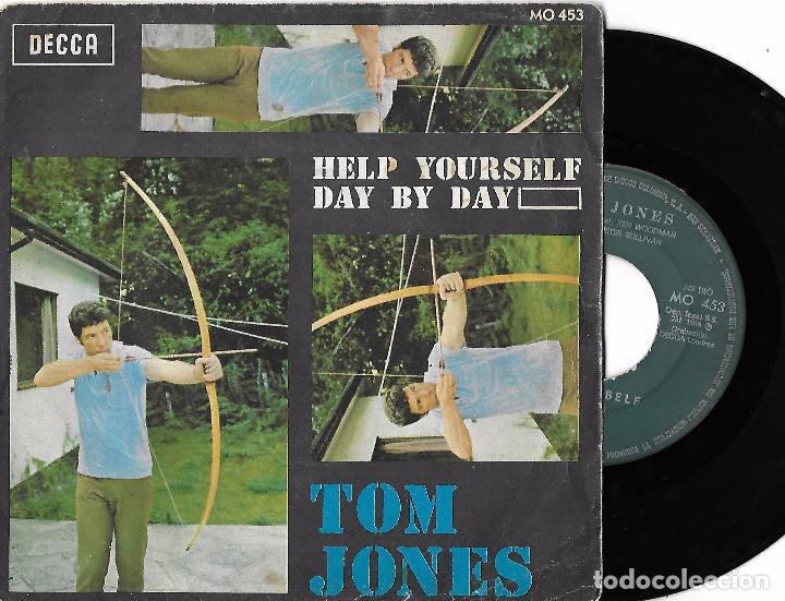 Discos de vinilo: TOM JONES: HELP YOURSELF / DAY BY DAY - Foto 1