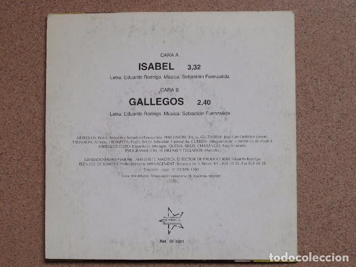 Discos de vinilo: EDUARDO RODRIGO - ISABEL + GALLEGOS - Foto 2