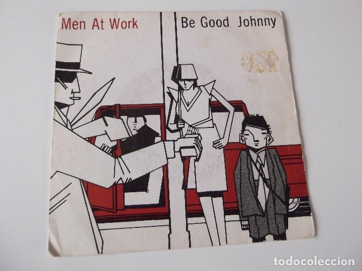 Discos de vinilo: MEN AT WORK - Be good Johnny - Foto 1