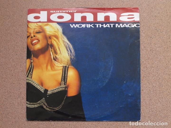 Discos de vinilo: DONNA SUMMER - WORK THAT MAGIC + LET THERE BE PEACE - Foto 1