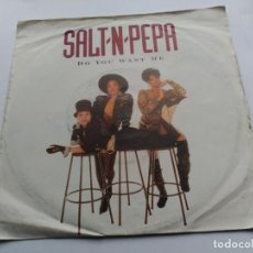 Discos de vinilo: SINGLE SALT 'N' PEPA - DO YOU WANT ME - FFRR UK 1991 VG/VG+. Lote 76214335