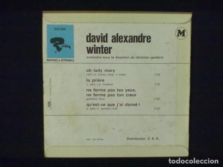 Discos de vinilo: DAVID ALEXANDRE OH LADY MARY + 3 - Foto 2