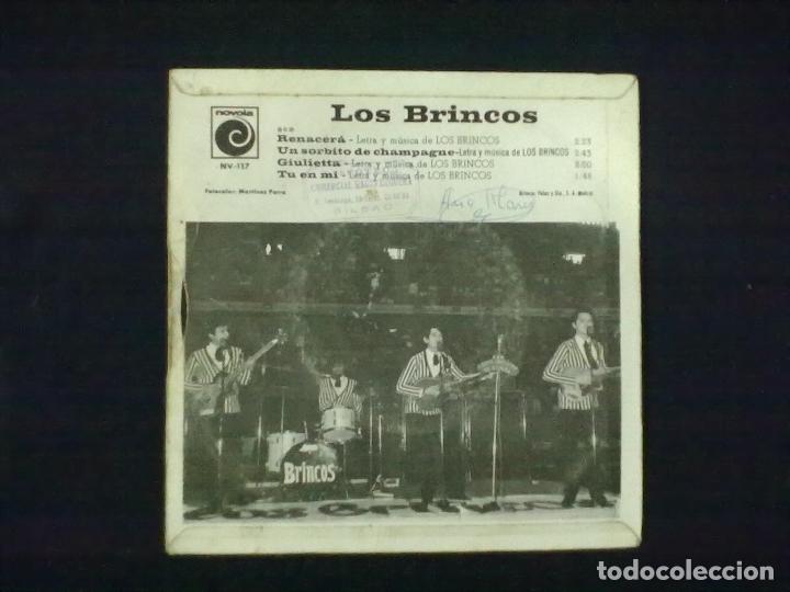 Discos de vinilo: LOS BRINCOS RENACERA + 3 - Foto 2