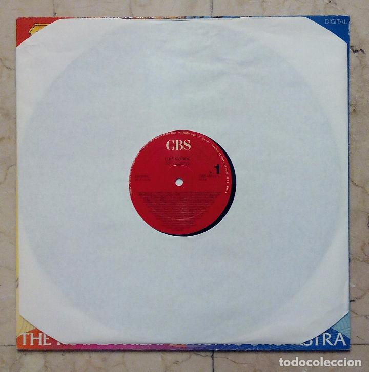 Discos de vinilo: LP LUIS COBOS -SOL Y SOMBRA - PASODOBLES - CBS 1987. - Foto 3