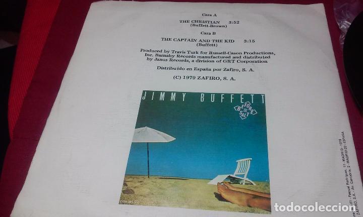 Discos de vinilo: JIMMY BUFFETT - BEFORE THE SALT - SINGLE 1979 - Foto 6