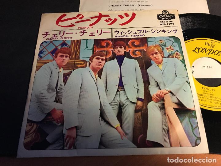 Discos de vinilo: PEANUTS ( CHERRY CHERRY / WISHFUL THINKING) SINGLE JAPAN (EPI5) - Foto 1