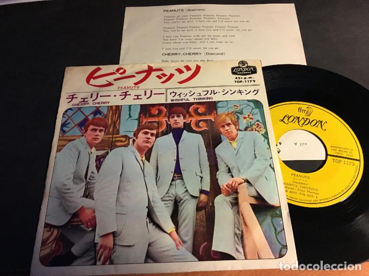 Discos de vinilo: PEANUTS ( CHERRY CHERRY / WISHFUL THINKING) SINGLE JAPAN (EPI5) - Foto 5