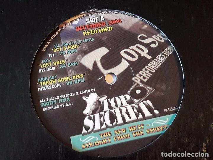 Discos de vinilo: Various - Top Secret! - December 2006 Reloaded - Foto 1