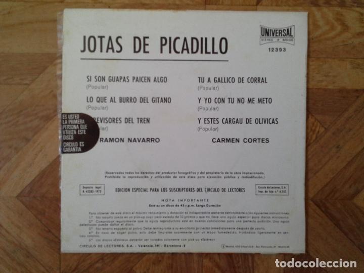 Discos de vinilo: JOTAS DE PICADILLO - EP 1973 - Foto 2