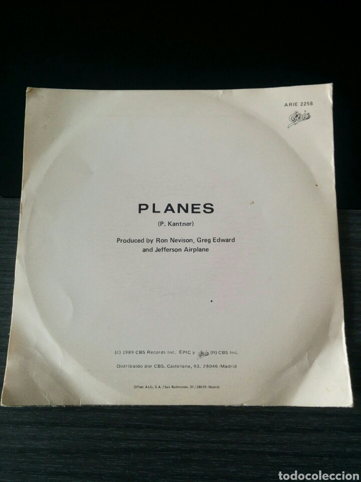 Discos de vinilo: Jefferson airplane planes single - Foto 2