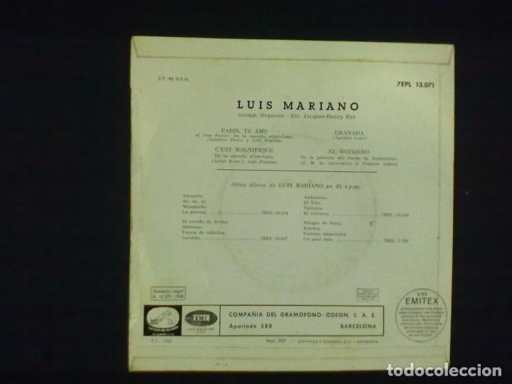 Discos de vinilo: LUIS MARIANO GRANADA + 3 - Foto 2