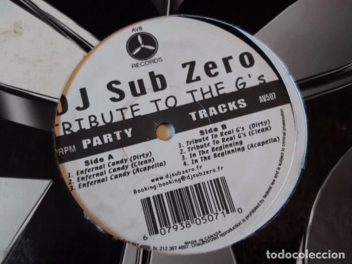 Discos de vinilo: DJ Sub Zero - Tribute To The Gs - 2005 - Foto 1