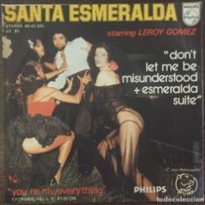 Discos de vinilo: SANTA ESMERALDA - DON´T LET ME BE MISUNDESTOOD. Lote 76619627