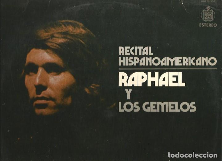 Discos de vinilo: LP RAPHAEL : RECITAL HISPANOAMERICANO - Foto 1