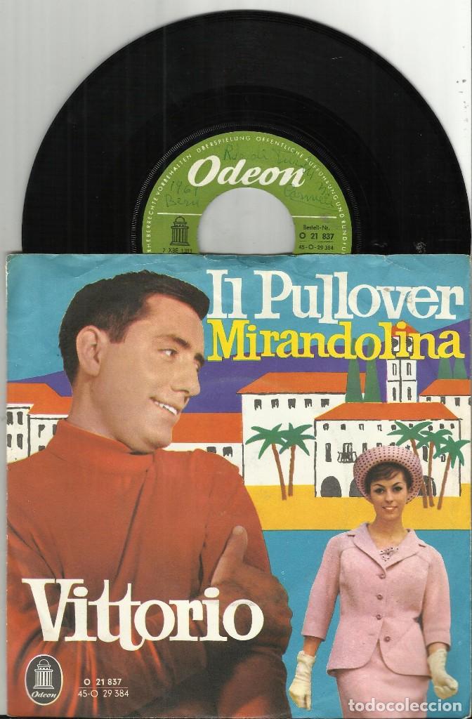 Discos de vinilo: Vittorio &lrm;single Il Pullover / Mirandolina-alemania - Foto 1