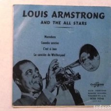 Discos de vinilo: LOUS ARMSTRONG AND THE ALL STARS MECEDORA ROCKIN CHAIR SINGLE 200 COPIES SPANISH 1957
