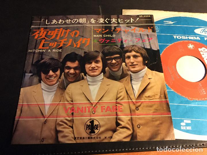 Discos de vinilo: VANITY FARE ( HITCHIN' A RIDE / MAN CHILD) SINGLE JAPAN (EPI5)