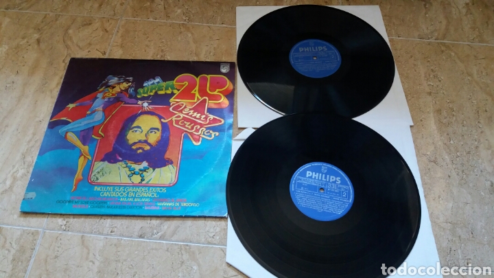 Discos de vinilo: DEMIS ROUSSOS &rdquo; LOS SUPER 2 LPS&rdquo; SPAIN 1977 - Foto 1