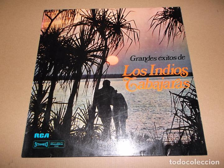 Discos de vinilo: LOS INDIOS TABAJARAS (LP) GRANDES EXITOS A&Ntilde;O 1974 &ndash; EDICION DISCOLIBRO - Foto 1