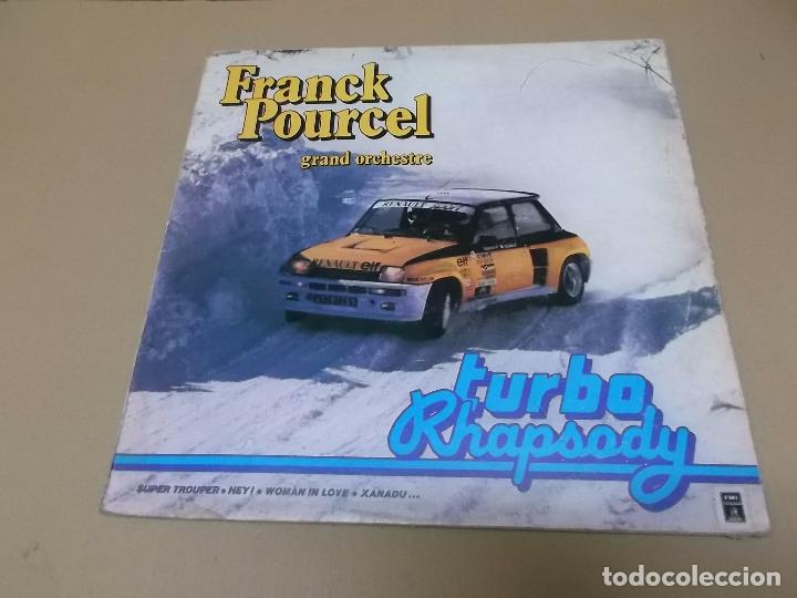 Discos de vinilo: FRANCK POURCEL (LP) TURBO RHAPSODY A&Ntilde;O 1981 - Foto 1