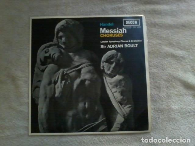 Discos de vinilo: Handel LP Messiah Choruses  EX/EX - Foto 1