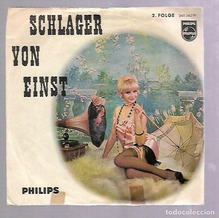 Discos de vinilo: SINGLE. SCHLAGER VON EINST. PHILIPS - Foto 1