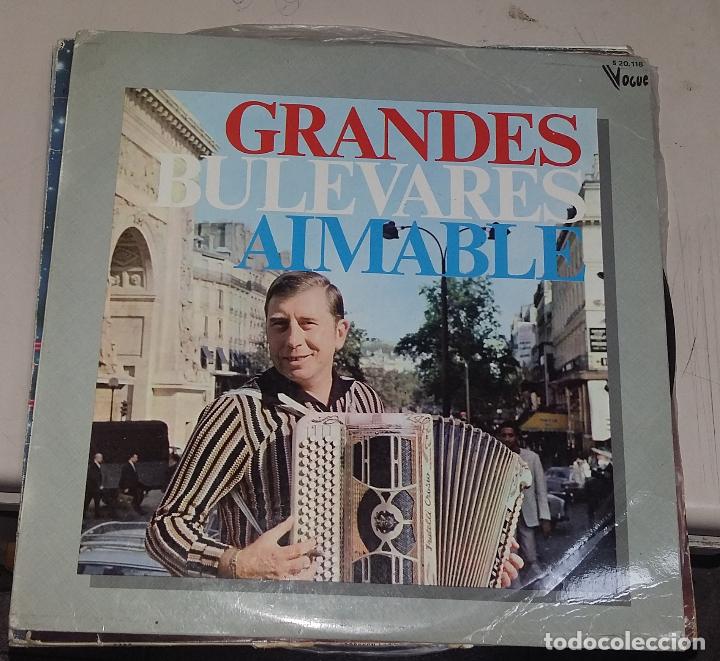 Discos de vinilo: LP. GRANDES BULEVARES AIMABLE. 1978. HISPAVOX - Foto 1