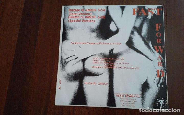 Discos de vinilo: fast forward-hazme el amor.maxi espa&ntilde;a - Foto 2
